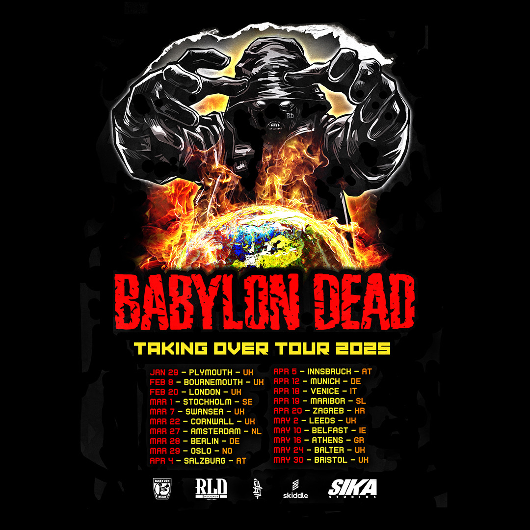Babylon Dead — Taking Over Tour 2025 poster